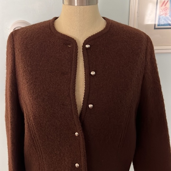 Eagle’s Eye Vintage 100% Wool Jacket Hong Kong size 12 - Picture 2 of 8